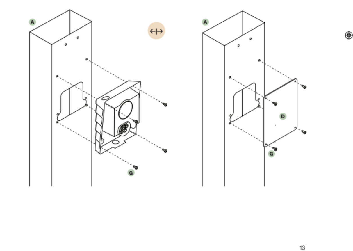 Zaptec Column Charging Lid